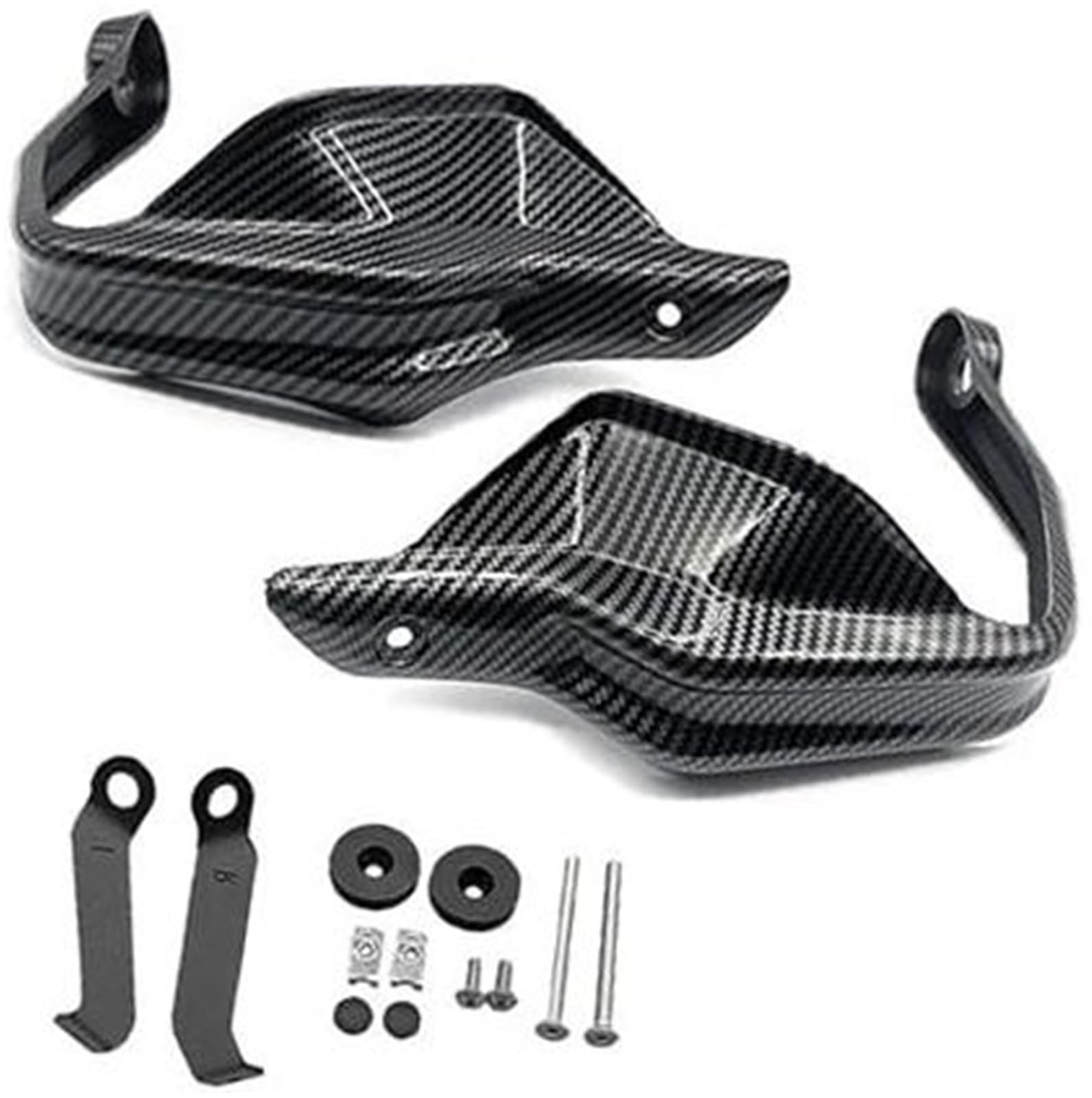 Motorrad-Handschutzschild, 1 Paar, for CB500X 2013 2014 2015 2016 2017 2018 2019 Motorrad-Handschutz, Handschutz, Windschutz, Handschutz, Abdeckung Motorrad-Windschutzscheiben-Handschutz(Black 8) von UJMOK