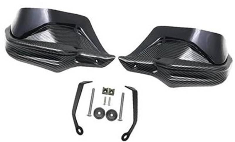 Motorrad-Handschutzschild, 1 Paar, for TRK502 TRK502X TRK251, Handschutz, Griffschutz, Windschutzscheibe, winddichter Handschutz Motorrad-Windschutzscheiben-Handschutz(Black 11) von UJMOK