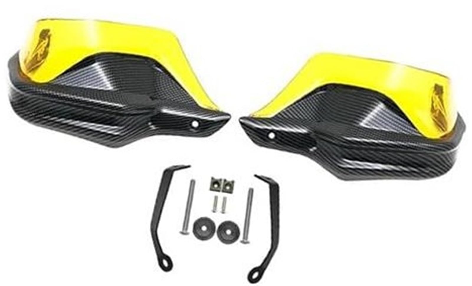 Motorrad-Handschutzschild, Motorrad-Handschutzschild, Handschutzschutz, Windschutzscheibe, 1 Paar, for TRK502, TRK502X, TRK251 Motorrad-Windschutzscheiben-Handschutz(Black 13) von UJMOK