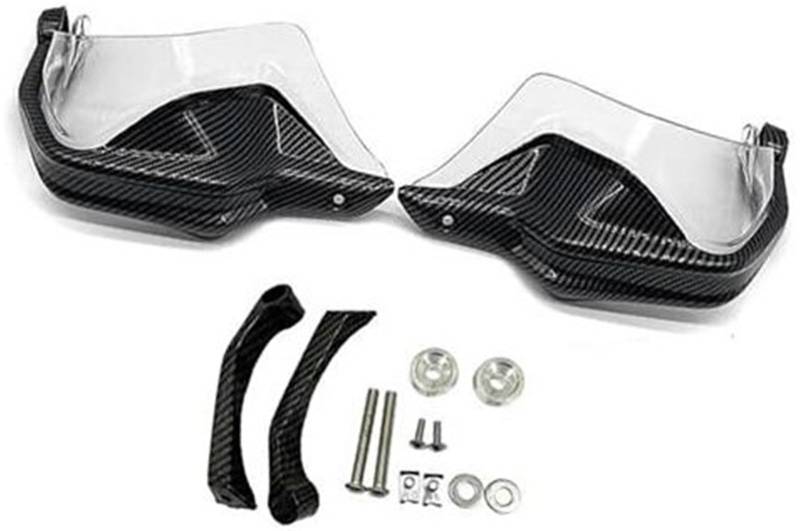 Motorrad-Handschutzschild, Motorradzubehör Handschutzschild Handschutzschutz Windschutzscheibe, for BMW, R1250GS LC R1250GS LC ADV 2018-2021 Motorrad-Windschutzscheiben-Handschutz(Black 6) von UJMOK