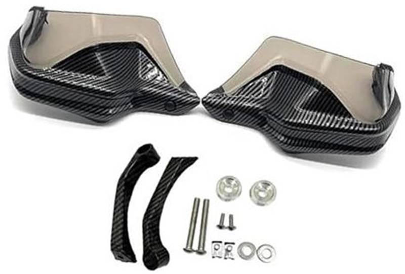 Motorrad-Handschutzschild, Motorradzubehör Handschutzschild Handschutzschutz Windschutzscheibe, for BMW, R1250GS LC R1250GS LC ADV 2018-2021 Motorrad-Windschutzscheiben-Handschutz(Black 7) von UJMOK