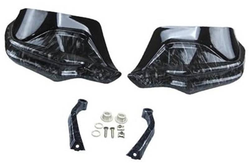 Motorrad-Handschutzschild, for BMW, R1200GS LC 2013-2019 R1250GS 2019-2023 Motorrad-Handprotektoren Schildschutz Windschutzscheibe Handwindschutz Motorrad-Windschutzscheiben-Handschutz(Black 3) von UJMOK