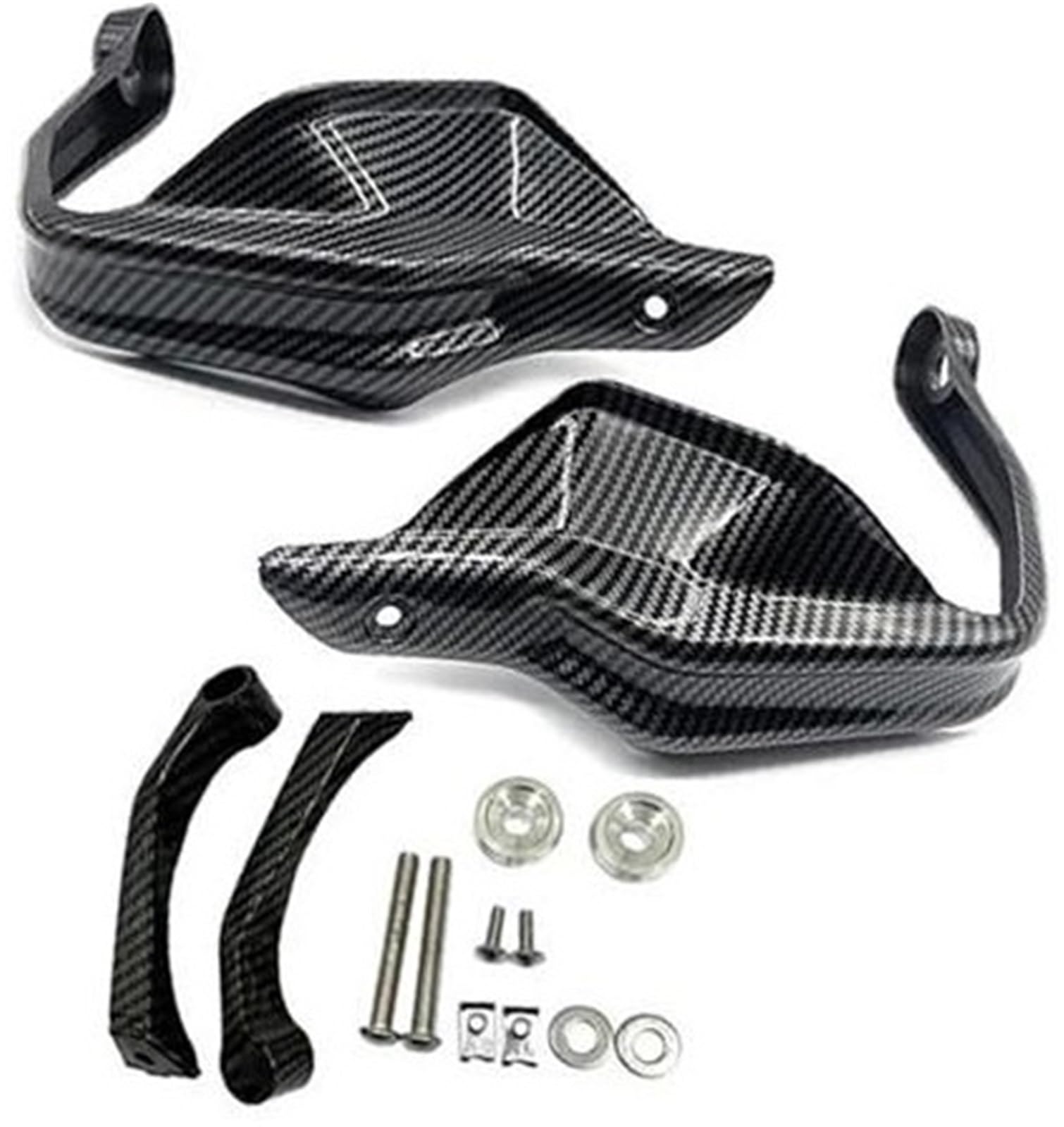 Motorrad-Handschutzschild, for BMW S1000XR 2014-2021 Motorrad-Handschutz Handschutzverlängerungen Schutz Windschutzscheibe Motorrad-Windschutzscheiben-Handschutz(Black 1) von UJMOK