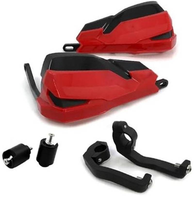 Motorrad-Handschutzschild, for CRF1000L DTC Motorradzubehör Windschutzgriff Handschützer Motocross-Handschützer Motorrad-Windschutzscheiben-Handschutz(Red) von UJMOK