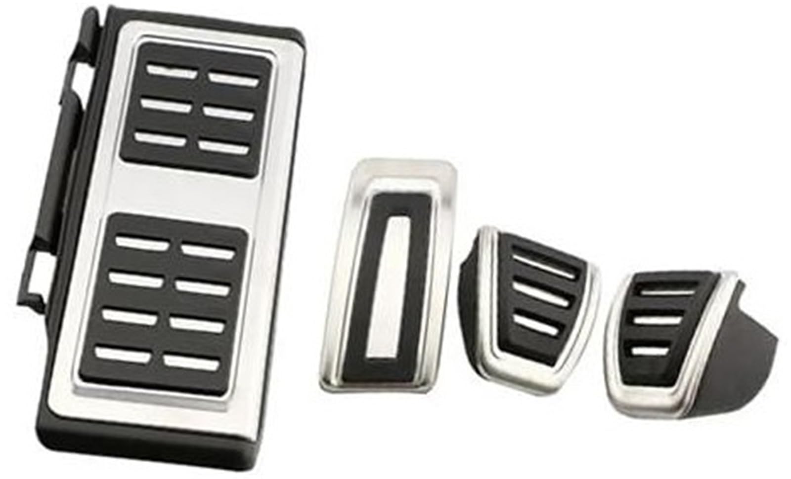 Pedalauflage, for VW, for Passat, B8, for Golf, 7, for Tiguan, 2017 2018 2019 2020 2021 Auto Auto Pedale Fuß Kraftstoff Bremse Kupplungsdeckel Autotürverkleidungsabdeckung(BLACK MT with rest pedal) von UJMOK