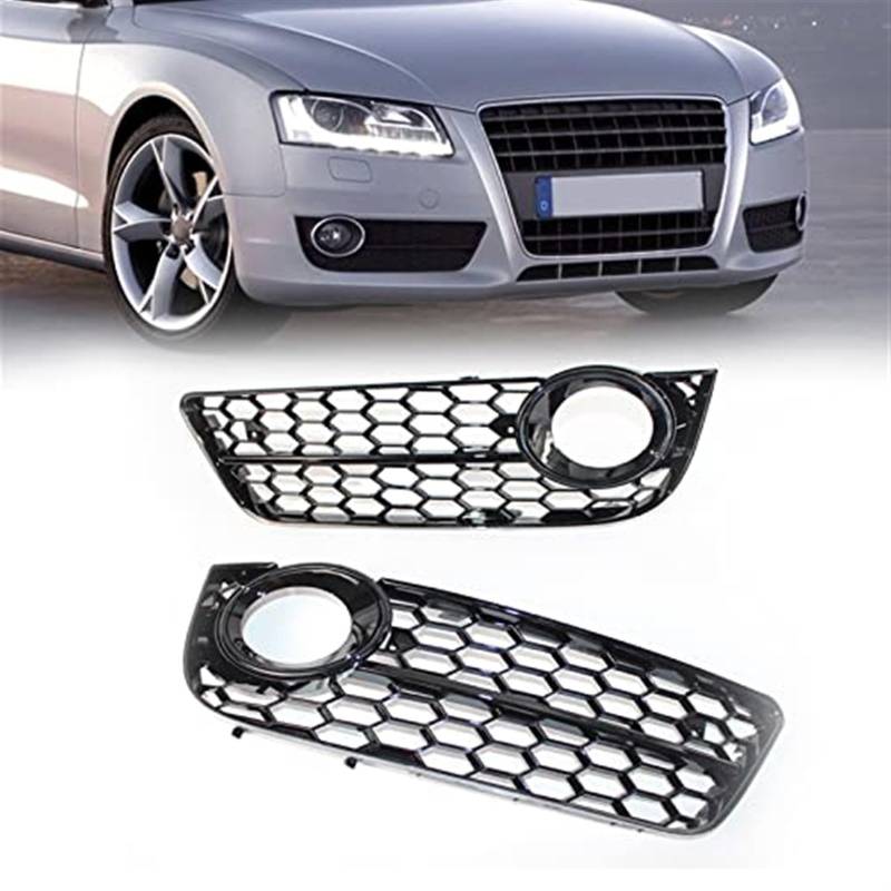 UJMOK Morden Style Frontstoßstange Grill Auto Styling für, A5 Coupe Sportback Frontstoßstange Waben Mesh Grill Nebelscheinwerfer Abdeckung Front Nebelscheinwerfer Gitter von UJMOK