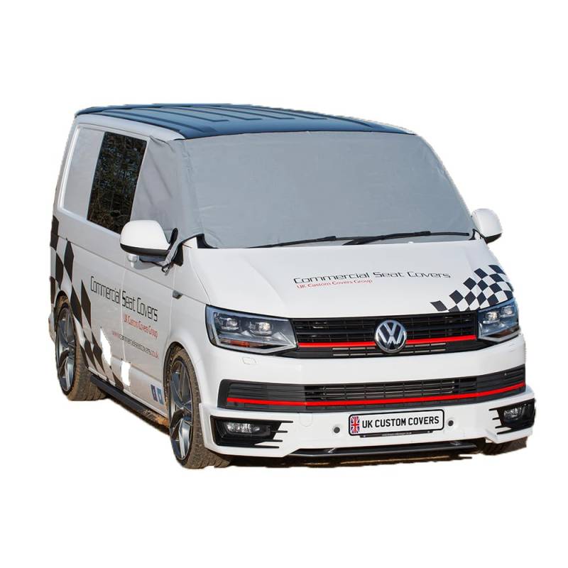 UK Custom Covers VW T6 Shuttle Screen Wrap mit Augen (ab 2015) Frontscheibenabdeckung von UK Custom Covers