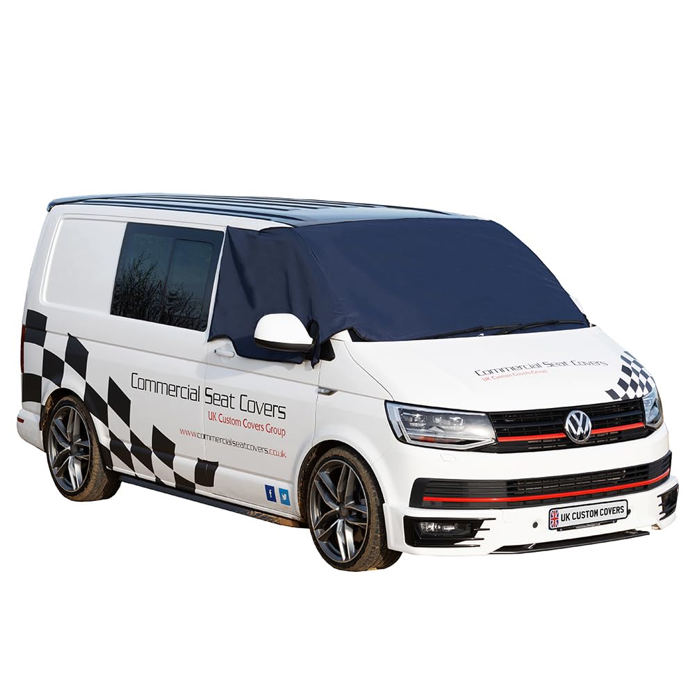 UK Custom Covers Windschutzscheibenabdeckung für VW T6 mit Augen (ab 2015) von UK Custom Covers