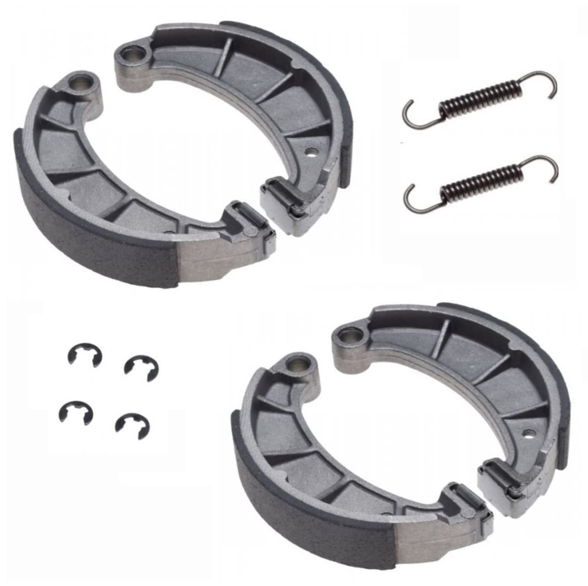 2X Standard Bremsbacken Satz für Simson S51 SR50 S50 S60 S70 Schwalbe Star Sperber Habicht Duo von UK-Motors