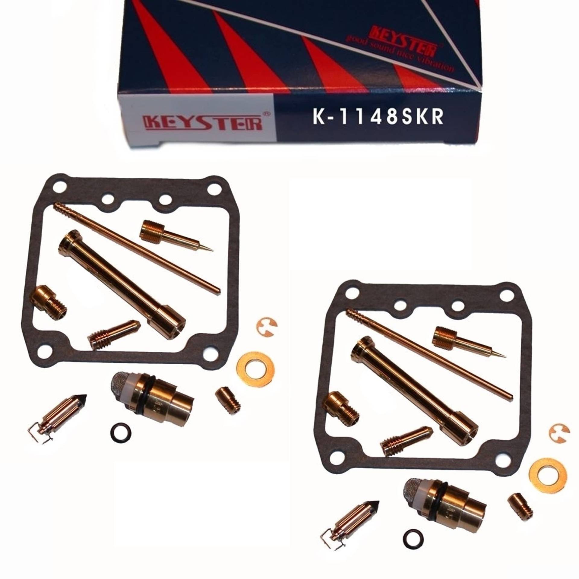 2X Keyster K-1148SKR Vergaser Reparatursatz für Suzuki VX 800 VX800 1990-1997 VS51B von UK-Motors