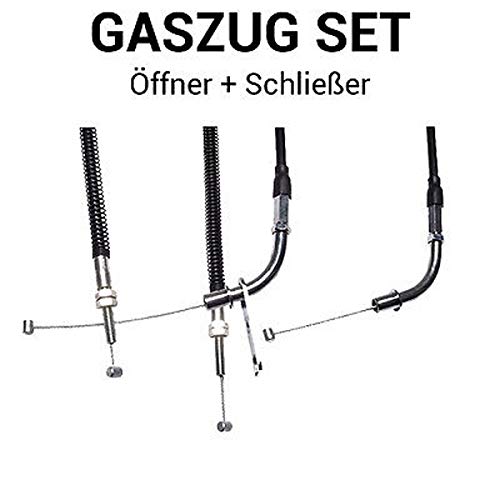 Gaszug Set Öffner + Schließer für Kawasaki VN-15 1500 A/SE B/C von UK-Motors