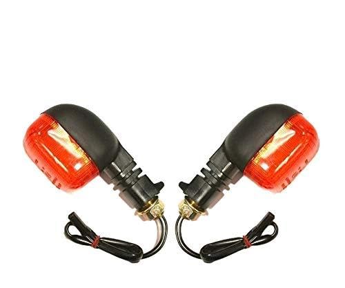 JMP Kunststoff Blinker-Paar schwarz vorne für Suzuki DL 1000 V-Strom 02-03 von UK-Motors