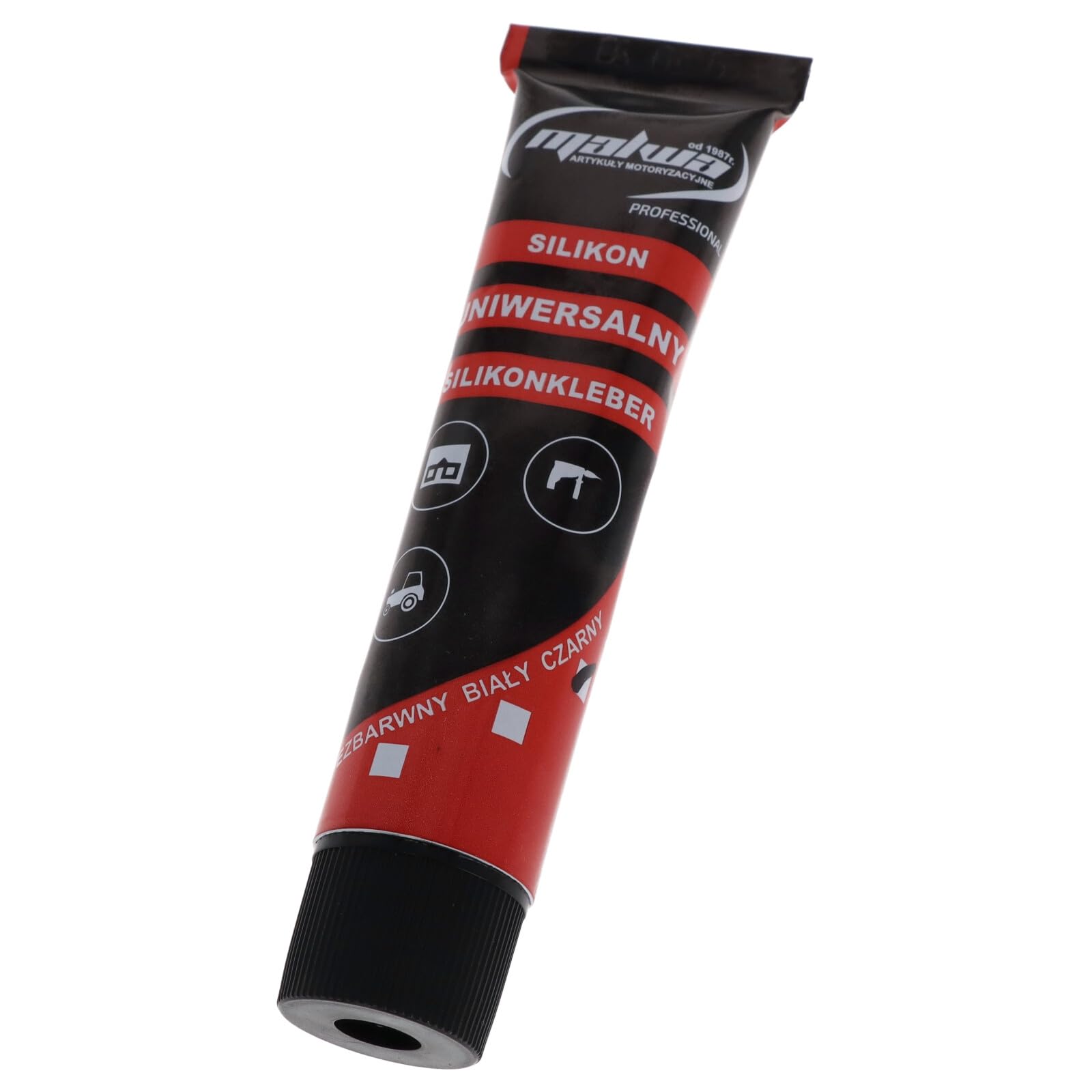 UK-Motors Silikonkleber schwarz Silikon Dichtmasse Motordichtmasse Motorversiegelung universelles Dichtmittel Tube 40 ml von UK-Motors