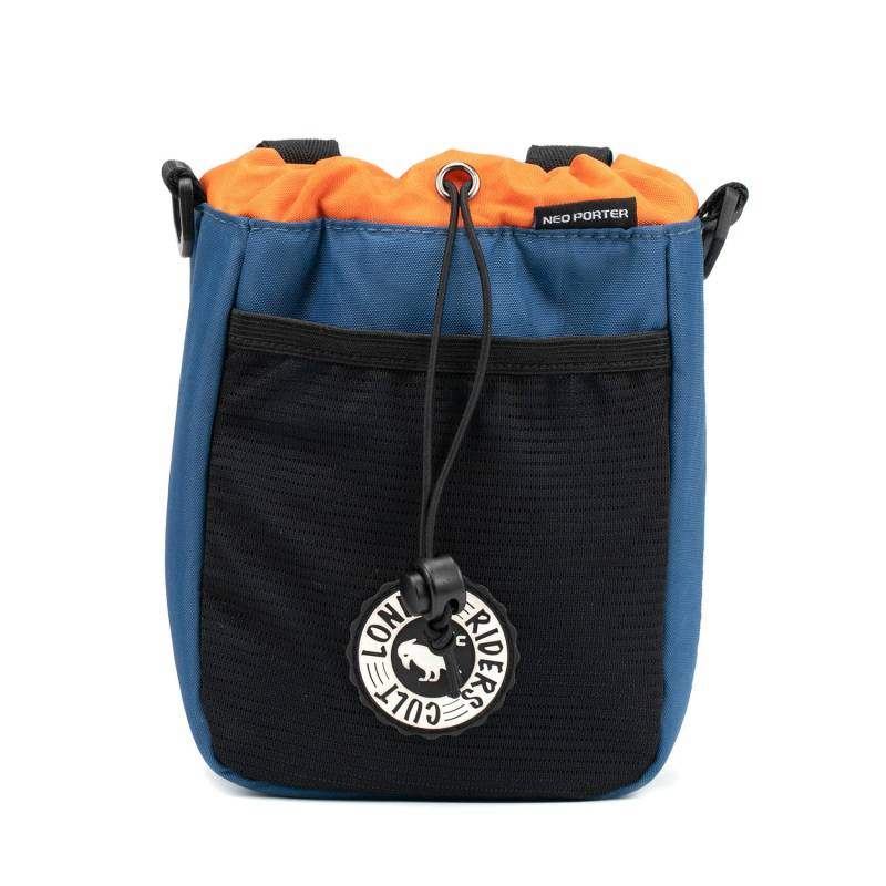 ULAC NEO Porter C-HOLD+ Universal-Fahrradtasche für Lenker, Oberrohr, E-Scooter (Marineblau-Orange) von ULAC