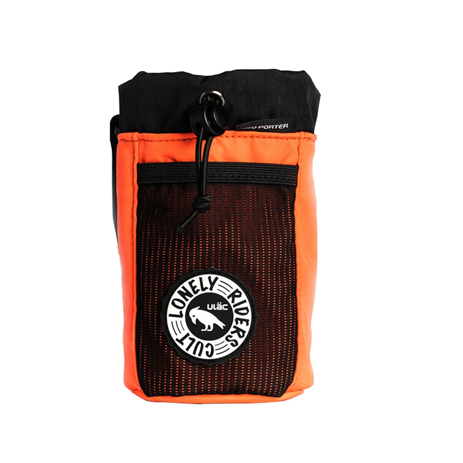 ULAC NEO Porter C-HOLD+ Universal-Fahrradtasche für Lenker, Oberrohr, E-Scooter (orange-schwarz) von ULAC