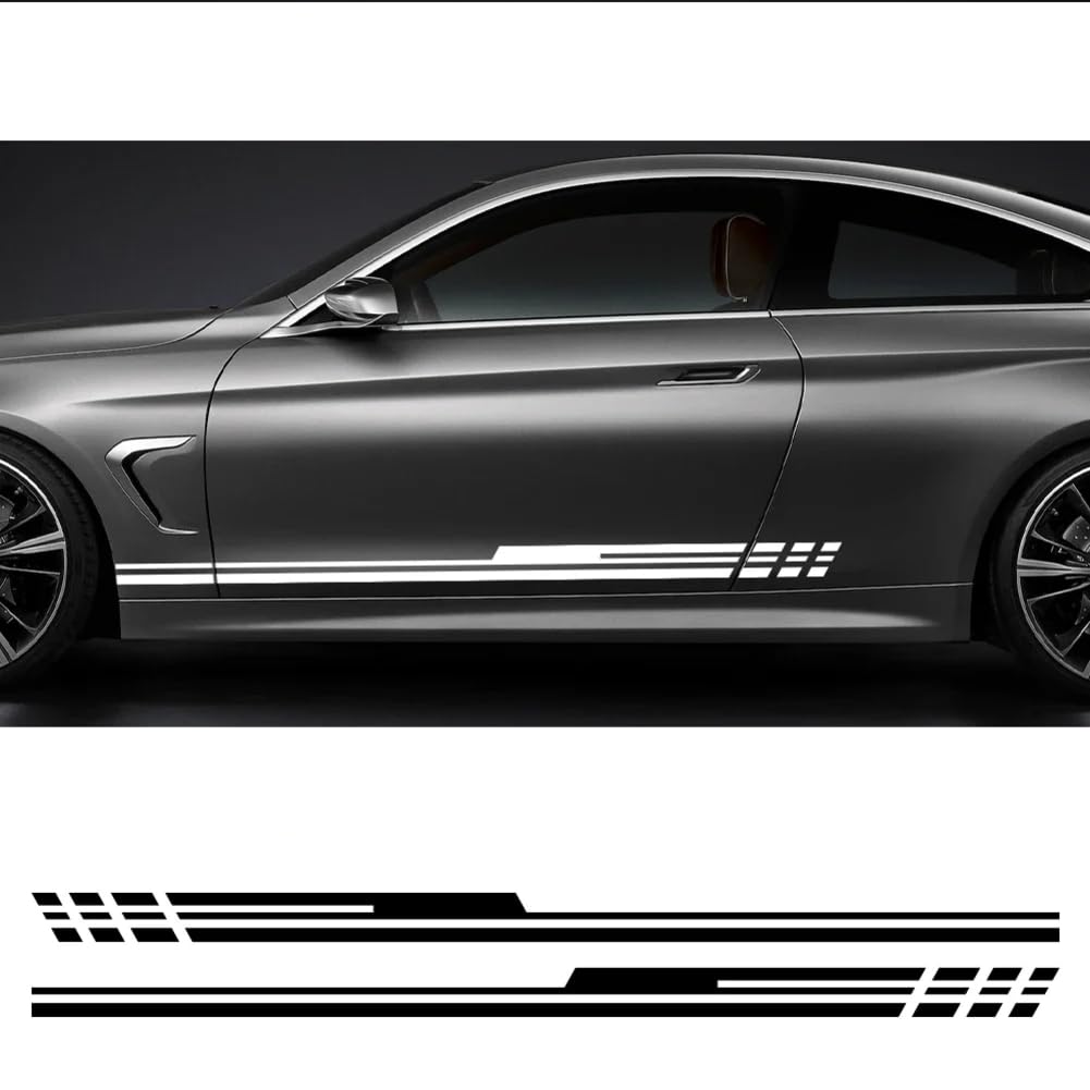 Autotür Seitenaufkleber Racing Sport Dekor Aufkleber Vinyl Wraps Dekoration Auto Tuning Zubehör, Für Audi von ULEZUAR