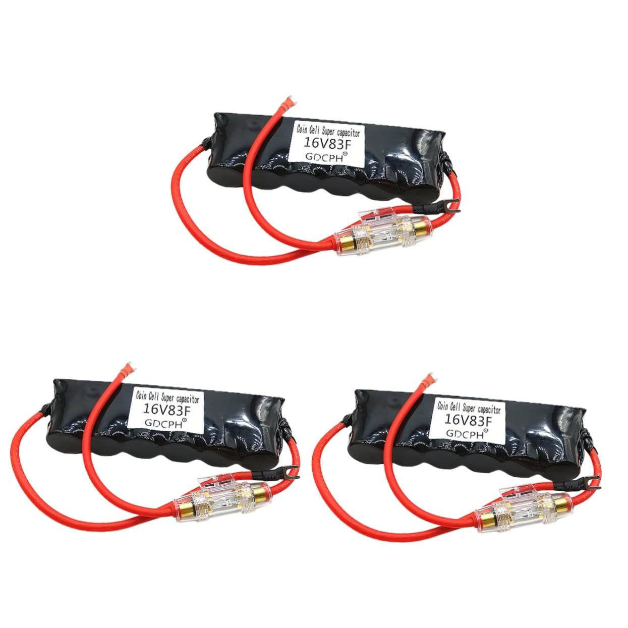 3 Stk Elektronischer Gleich richter Autofilteranschluss Stecker für Autofilter auto soundsystem Car capacitor Stromversorgung Auto Filtergleichrichter Auto-Gleichrichter Gummi ULTECHNOVO von ULTECHNOVO