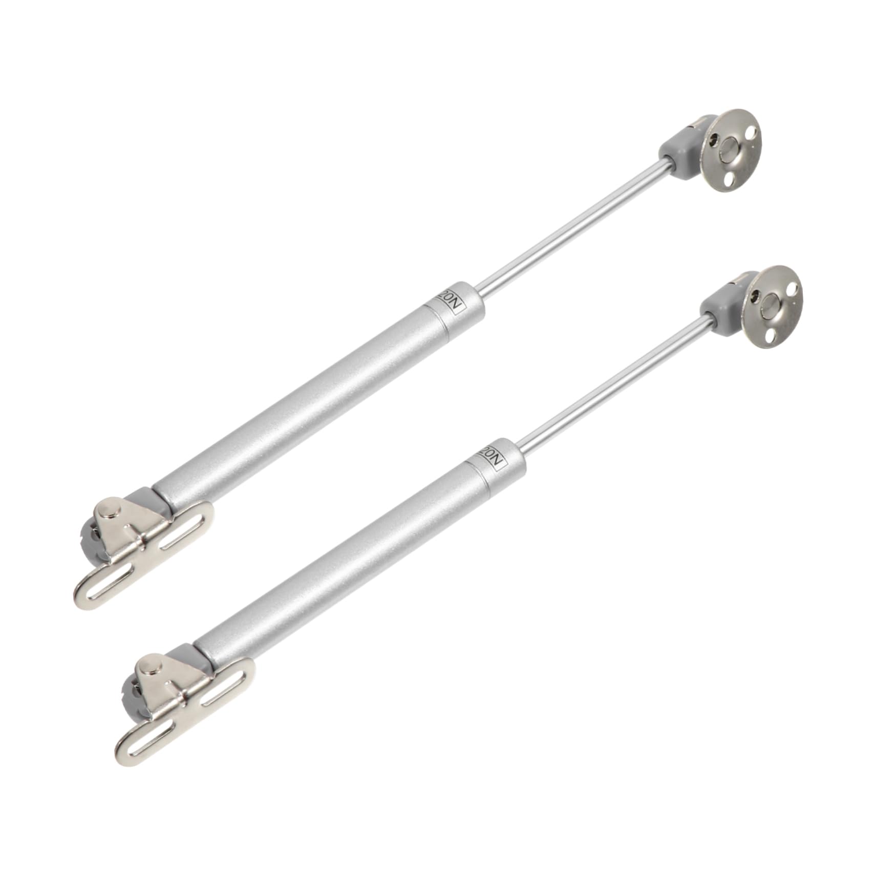 ULTECHNOVO 1 Paar Schrank-Stütz Stange Schranktür Heben Scharniere für Küchenschränke Ständer Schranktürscharnier Furniture Lifter stützstange Gasdruckfeder kaltgewalzter Stahl Silver von ULTECHNOVO