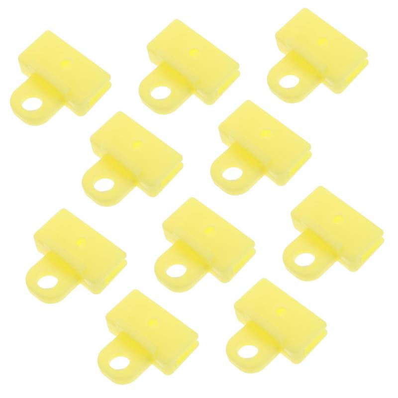 ULTECHNOVO 10st Fensterglashalterung Kabelklemmen Fürs Auto Glashalter-kanalklemme Türglas-halteclip Cabrio-fensterklemmen Fensterglaskanal Fensterclips Zum Halten in Fenstern Plastik Yellow von ULTECHNOVO