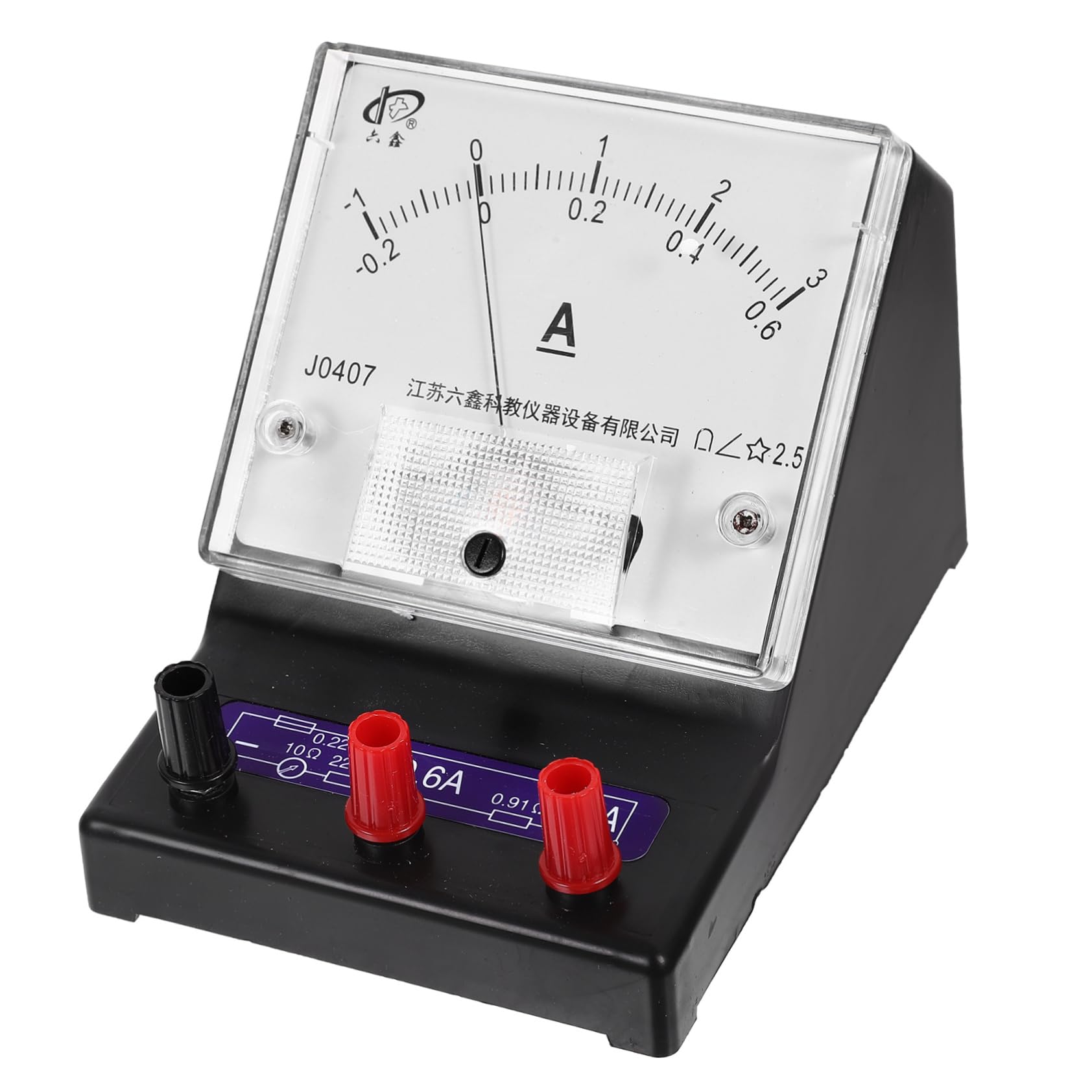 ULTECHNOVO 1stk Labor-amperemeter Ampere Messgerät Experimentiergeräte Strom Strom Amperemeter Physik Amperemeter Dusche Absperrventil Klasse Amperemeter Volt-multimeter Aktuell Rot Plastik von ULTECHNOVO