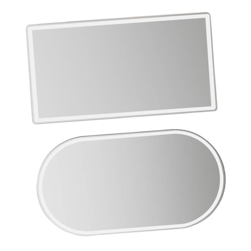 ULTECHNOVO 2 Stk Spiegel der Sonnenblende schminkspiegel make up mirror visiere apfelding Autozubehör für auto innenspiegel Zubehör für Autospiegel Auto-Sonnenblendenspiegel Rostfreier Stahl von ULTECHNOVO