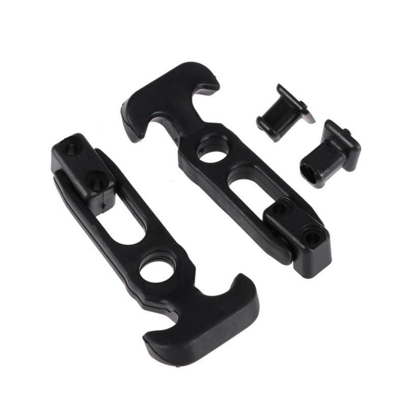 ULTECHNOVO 2st Stoßstangenverkleidungsschloss Auto Schnappen Haubenschloss Auto Anschnallen Aufrollwagen Rostfrei Clip Zum Umpacken Von Autos Elastisches Auto Black von ULTECHNOVO