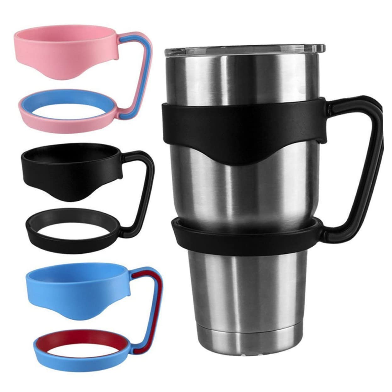 ULTECHNOVO 30 Tassengriff cupholder Mug Holder Becherhalter Griffe für Reisebecher Wasserkessel Prise Tumbler-Klemme Kaffee Becher mit Griffen Getränke Flaschengriff Griff für von ULTECHNOVO