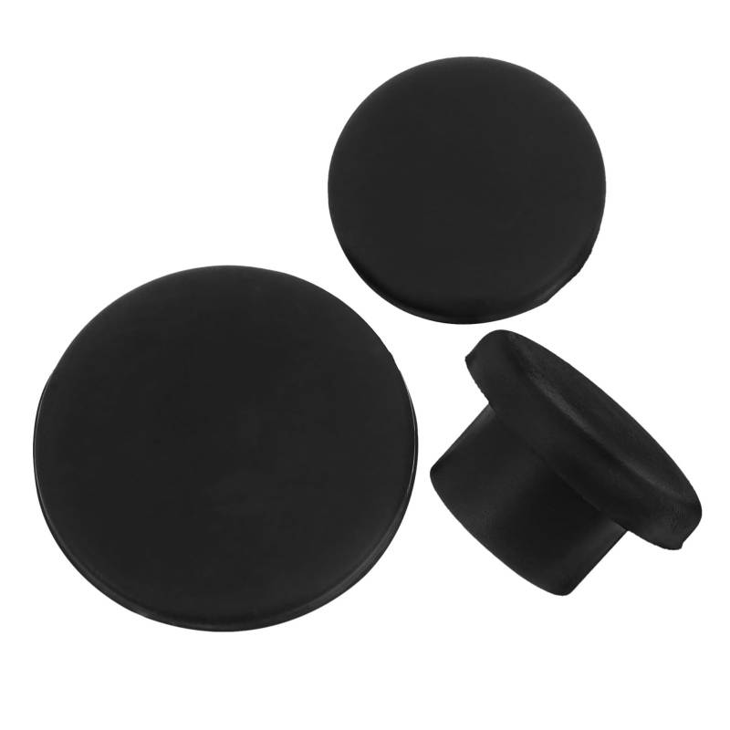 ULTECHNOVO 3st Gummistopper Ausrüstung Leistungsplatine Kabelclips Luftfilter Auslauf Steckdose Kabel Halter Gummistopfen Stoßstangenstecker Lochstopfen Auto-exterieur-zubehör Black von ULTECHNOVO