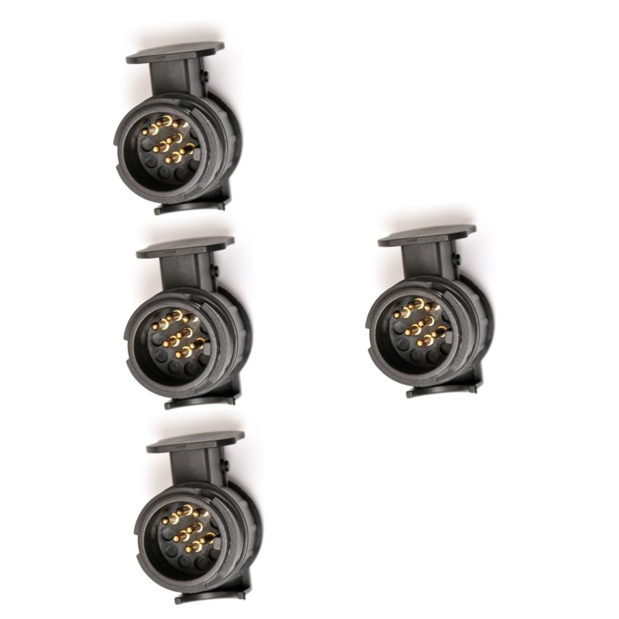 ULTECHNOVO 4 Stück 13 7 13-poliger Anhängerstecker Kabelsatz Verkabelung Stecker Draht Anhänger Verbindungskabel Adapter -poliger Anhängerstecker Adapter 13-poliger auf 7-poliger Adapter von ULTECHNOVO