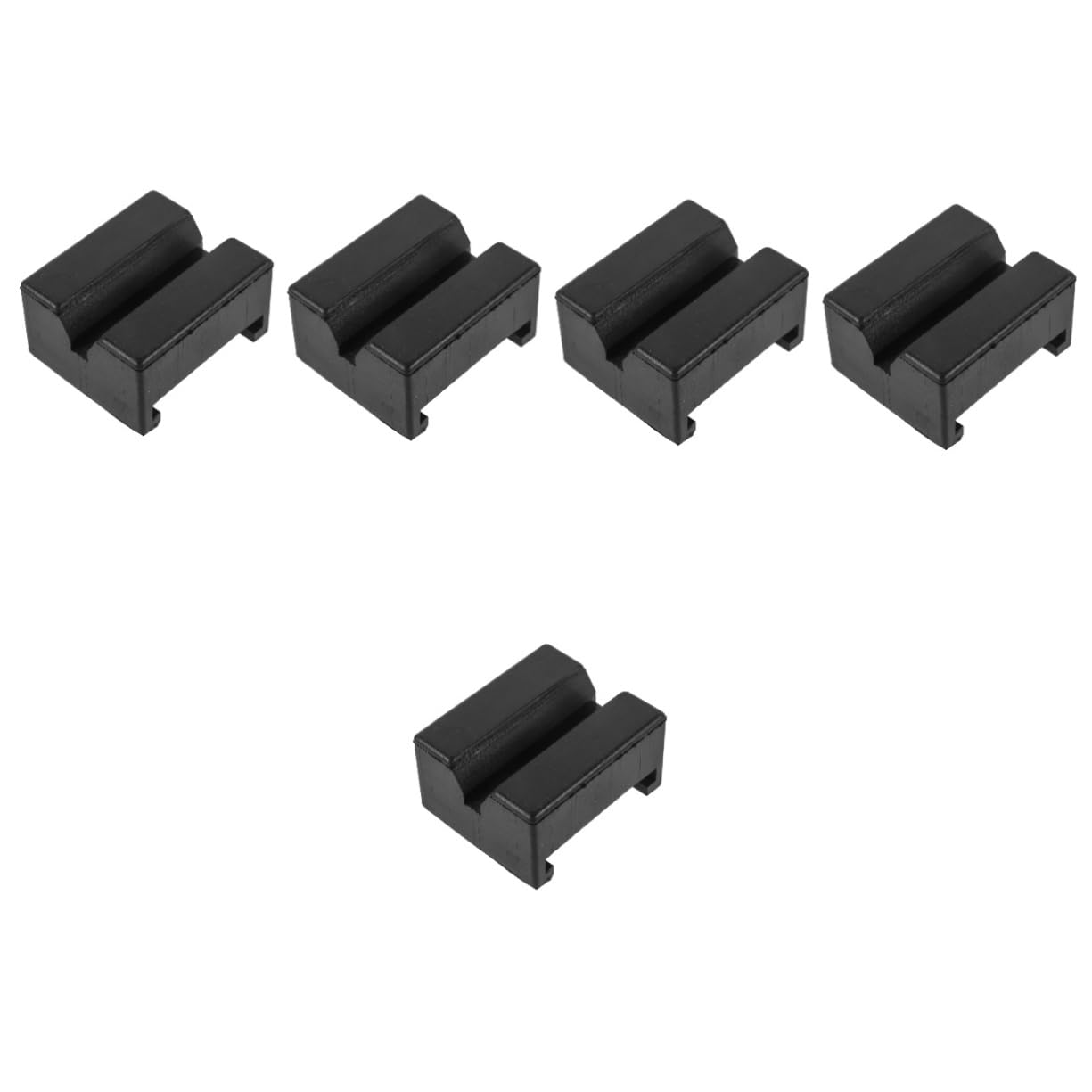 ULTECHNOVO 4 Stück Gummi-Stütz Block Jack-Pads Bausatz Stützfuß Auto Rad gummipuffer für wagenheber wagenheber-gummiauflage gummimatte Pinch Weld Jack Pad Stabilisator-Wagenheberpolster Black von ULTECHNOVO