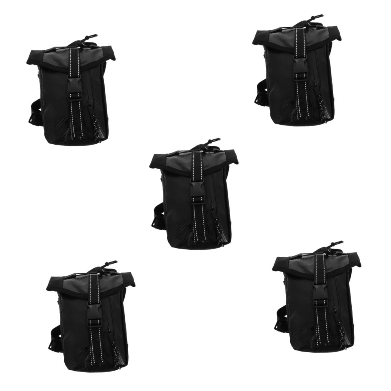 ULTECHNOVO 5St Motorradtasche Sitzsack Sporttasche Regenfeste Bauchtasche Leg Bag für Biker Leg Bag für Reisen Motorradzubehör für Damen Beinbeutel für Männer Beintasche Plastik Black von ULTECHNOVO