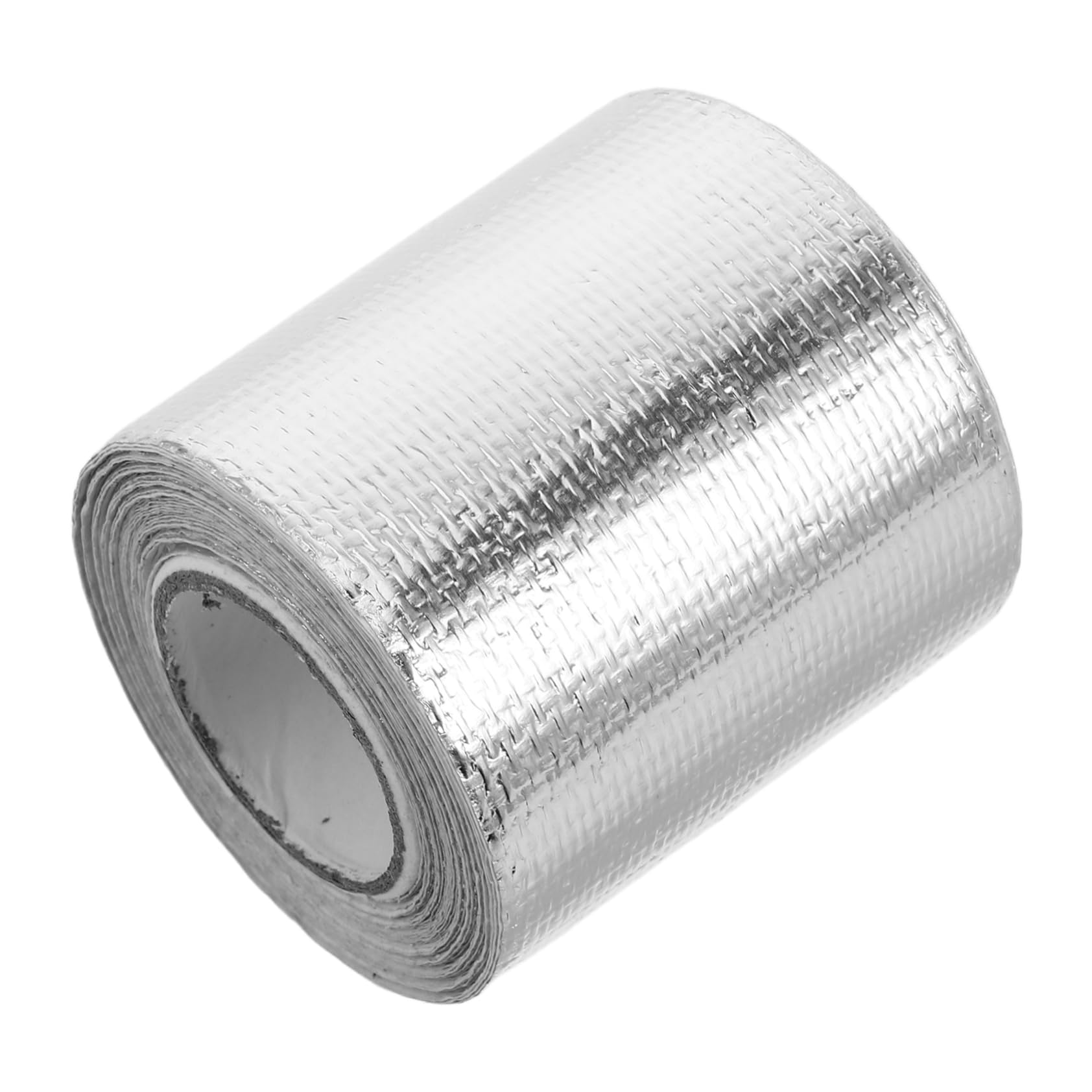 ULTECHNOVO Aluminiumfolienfasertuch Goldenes Wärmeband Wärmereflektierendes Material Absperrband Auto Barriere Klebstoff Mit Hoher Hitzebarriere Wohnmobil-wärmeband Motorabdeckungen Silver von ULTECHNOVO