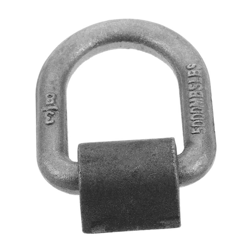 ULTECHNOVO Anhänger Zubehör D-Ringe Anschweißen D-Ring Anschweißen Schweißbare D-Ringe Hochleistungs-d-Ringe D-Ringe Für Anhänger D-Ring- D-Ring Aus Metall Grey Geschmiedeter Stahl von ULTECHNOVO