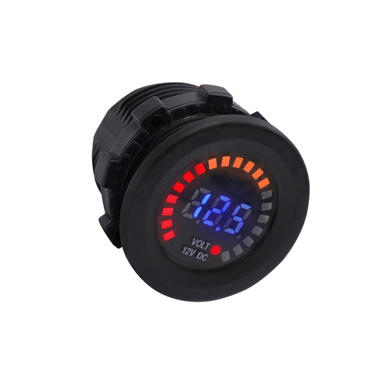 ULTECHNOVO Digitalanzeige Voltmeter Voltmeter Wasserdichtes Auto-voltmeter Dc 12v Voltmeter Messgerät Black von ULTECHNOVO