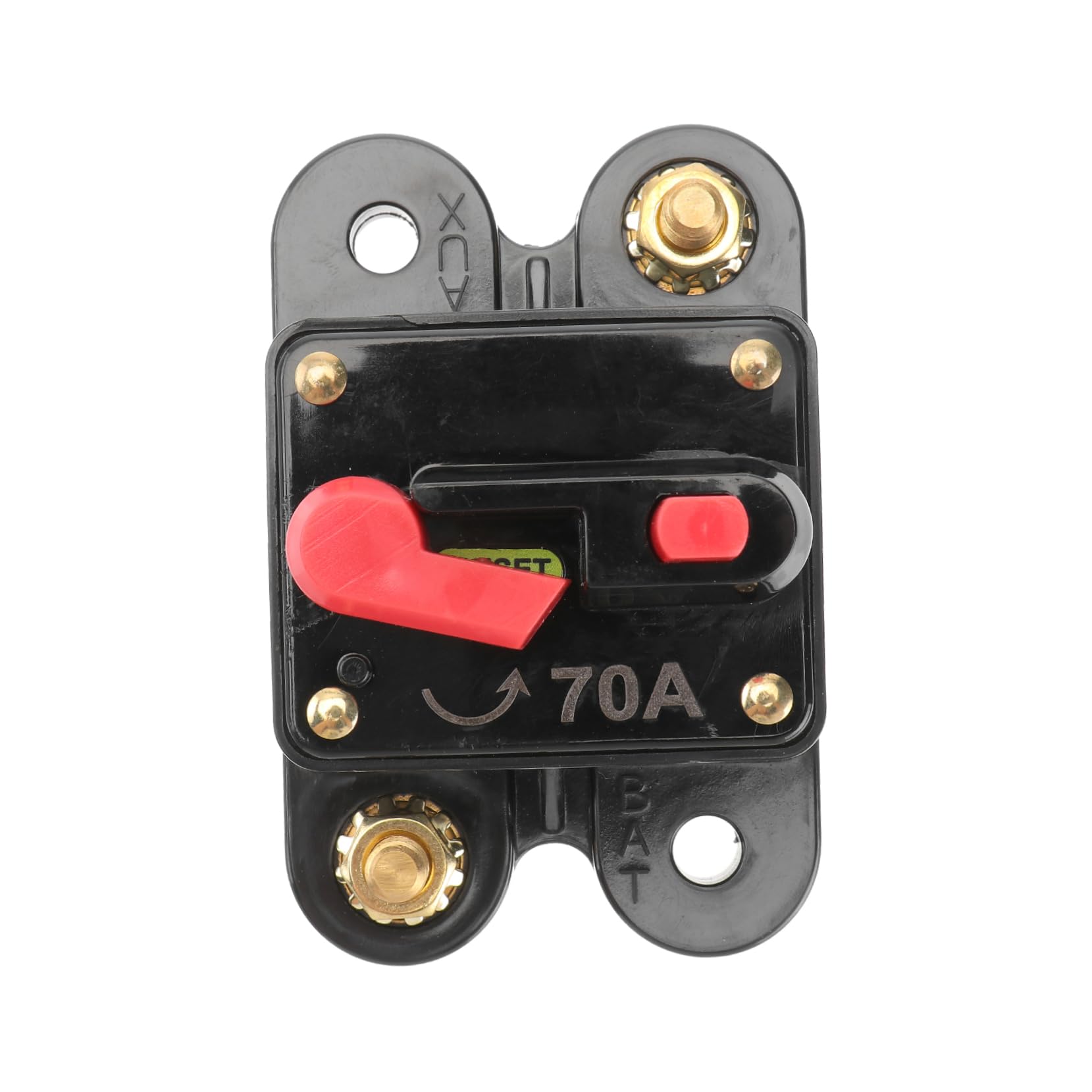 ULTECHNOVO Manueller Reset DC Leistungsschalter 70A Für Auto Boot Und Marine Inline Sicherung Für Trolling Motor Stereo Audio Zuverlässiger Schutz Für Fahrzeuge Und von ULTECHNOVO