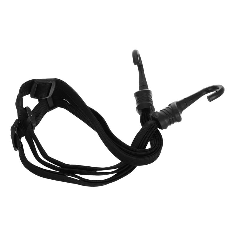 ULTECHNOVO Motorradhelmseil Bungee Seil -lastengurte Motorradgepäck Gleichgewichtslenker Für Motorräder Motorradgurt Elastisches Seil Elastische Schnur Motorradgurte Black Gummi von ULTECHNOVO