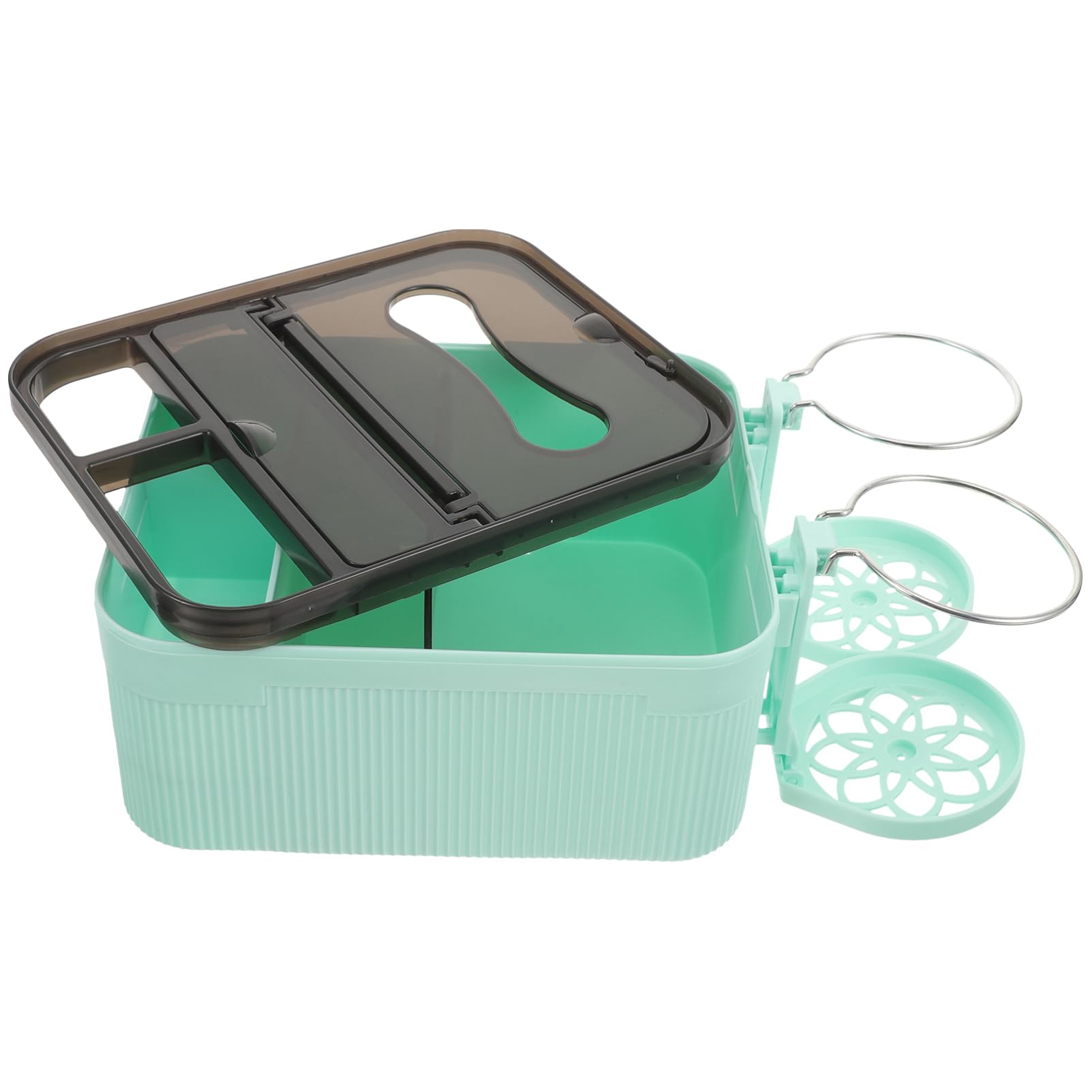 ULTECHNOVO Multifunktionale Fürs Auto Gewebe Deckel Auto Bin Einstellbar Halter Für Gesichtstücher Rücksitz Visier Autositz-Organizer Inhaber Stamm Luft Light Green Plastik von ULTECHNOVO