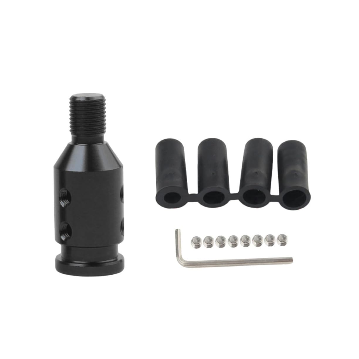 ULTECHNOVO Schaltknauf Adapter Universeller Schaltknauf Schalthebel Ohne Gewinde Automatischer Schalthebel Mini-knöpfe -schalthebel 5 Knopf Schaltgetriebeknopf Mini-schaltknauf Black von ULTECHNOVO