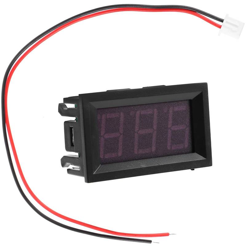 ULTECHNOVO 12V Auto Digitales Voltmeter LEDS Anzeige Spannung Messung Auto Digitales Spannung Messer Panel 25-500V Voltmeter Anzeige für Fahrzeug Lastwagen ATV SUV von ULTECHNOVO