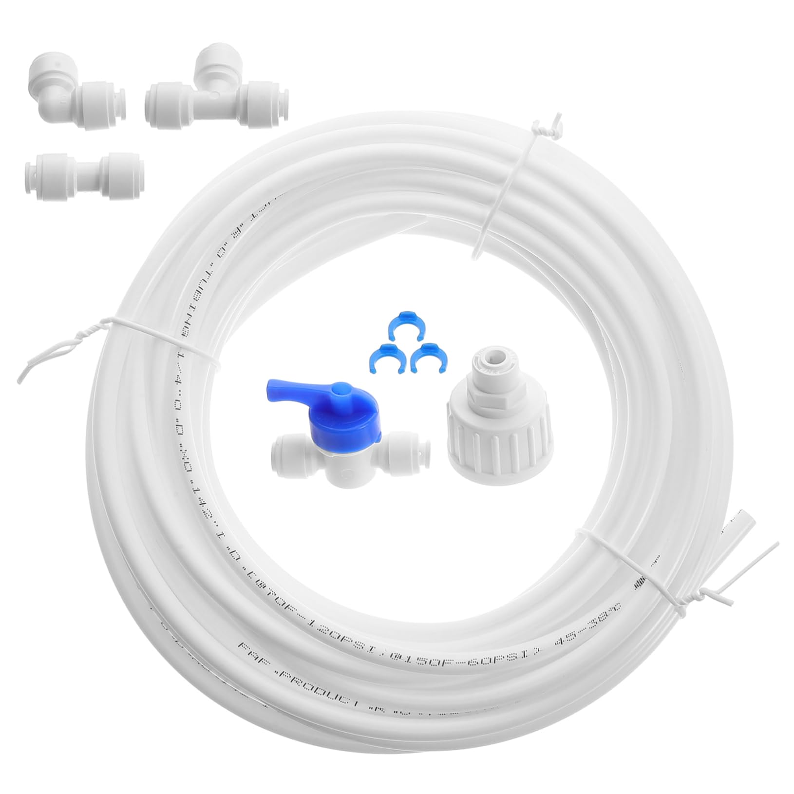 ULTECHNOVO Wasseranschluss Set Mit Schnellverbinder 10m Schlauchkit Für Wasserfiltersystem Inklusive Verbindungsstück Für Wasserleitungen Und Abflussanwendungen von ULTECHNOVO