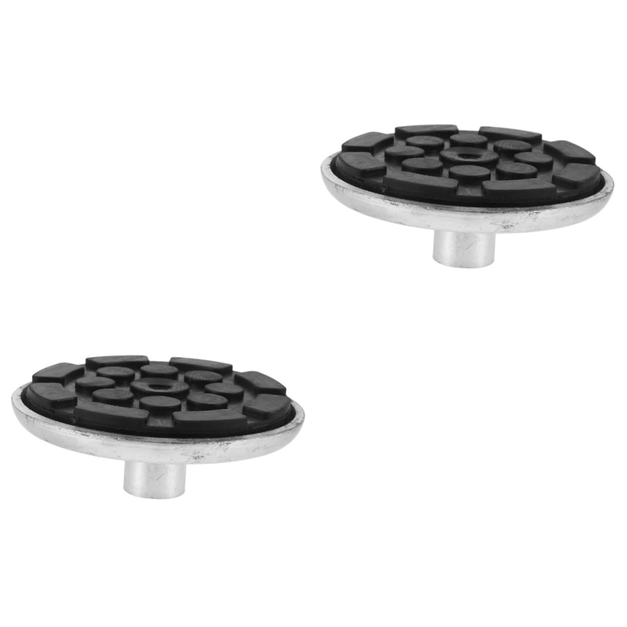 ULTECHNOVO Zubehör Für Hydraulische Wagenheber Leiterheber Adapterpads Für Hydraulische Wagenheber Stützfuß Jack-Pads Viking-handheber-hebewerkzeug Elektrische Reifenpumpe Rad Stahl Black von ULTECHNOVO