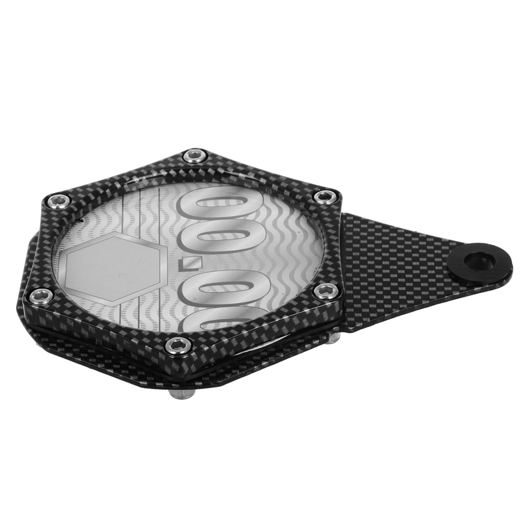 ULTECHNOVO -steuerschild Motorradzubehör Coole Nummernschildrahmen Nummernschildhalterung -Tag-Halter Kennzeichenhalter Vorne Kennzeichenhalter Hinten Aluminiumlegierung Black von ULTECHNOVO