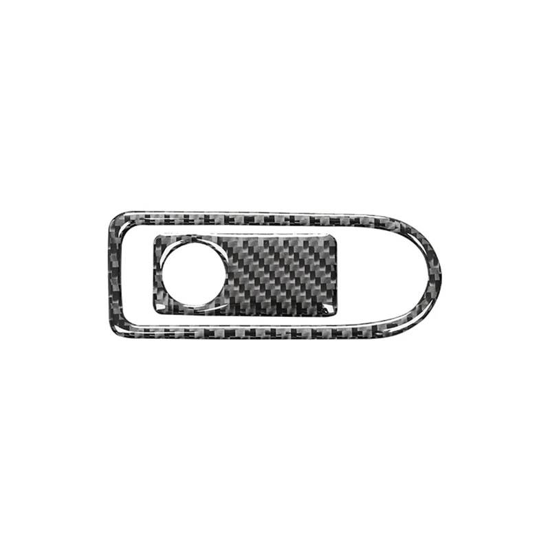 Abdeckung Zentralen Bedienfelds Für Benz C Für Klasse W204 2007-2014 Autozubehör Carbon Fiber Handschuhfach Griff Schalter Knopf Panel Aufkleber Innenverkleidung Zentrale Bedienfeld(Left-Hand Drive) von UMDJJU