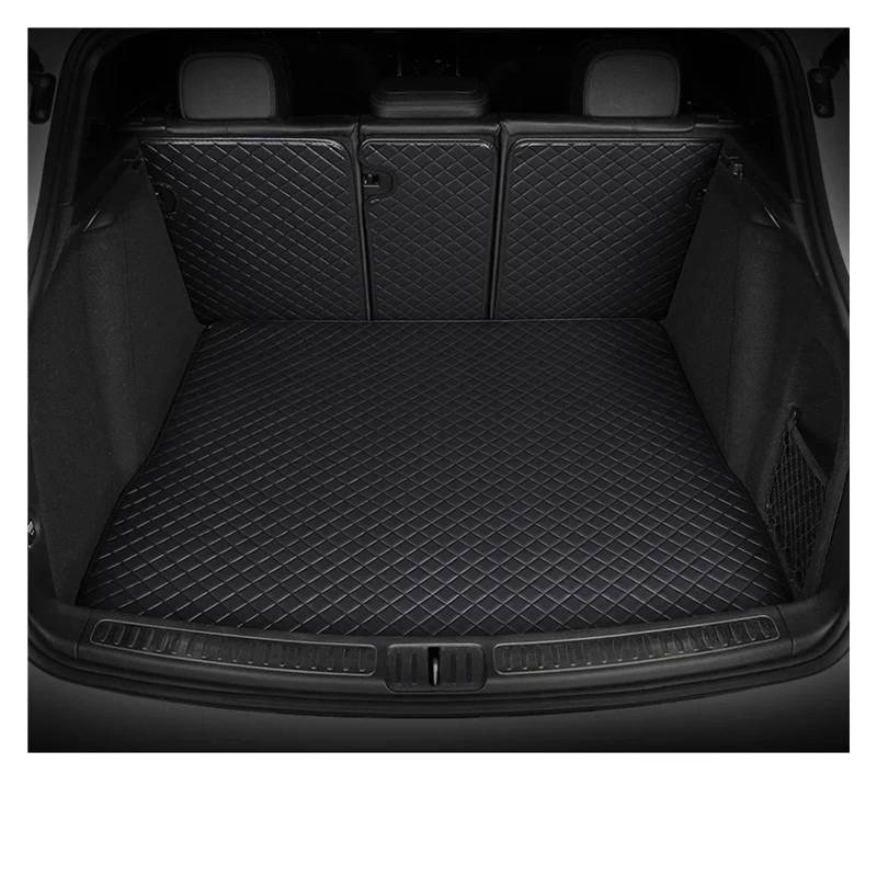 Auto Kofferraummatte Für Citroen Für C5 X 2021-2023 Auto Kofferraum Abdeckung Pad Cargo-Liner Innen Schutz Zubehör Auto Vollständige Abdeckung Stamm Matte Auto Kofferraumwanne(Half Pack Black) von UMDJJU