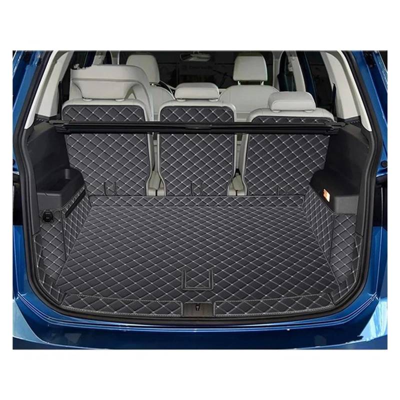 Auto Kofferraummatte Für VW Für Touran 5 Sitze 2016-2022 Kofferraum Teppiche Cargo Liner Styling Gepäck Abdeckungen Spezielle Auto Stamm Matten Auto Kofferraumwanne(Cover) von UMDJJU