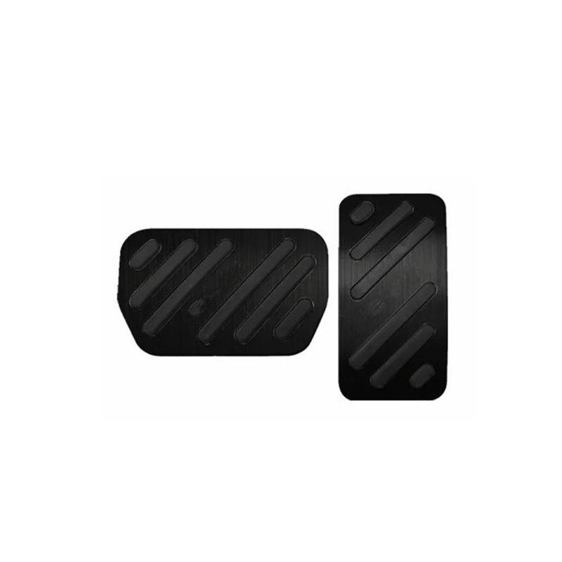 Auto Pedal Abdeckung Für BYD Für Dolphin 2023-2024 Auto Gas Gaspedal Bremse Anti-Slip Pedal Abdeckung Schützende Innen Zubehör Pedalabdeckung Accelerator(Black-2PCS) von UMDJJU