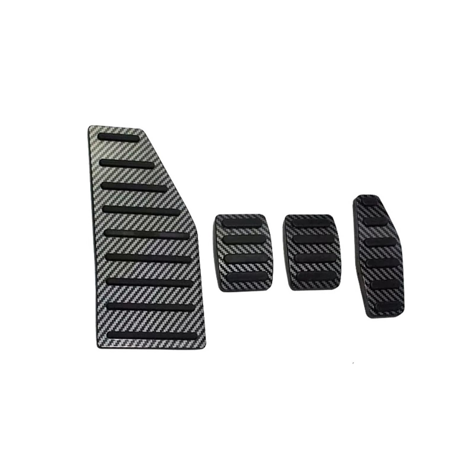 Auto Pedal Abdeckung Für Suzuki Für Jimny 2019-2021 LHD Accelerator Gas Kupplung Bremspedal Rest Pedal Pads Matten Abdeckung Aluminium Legierung Fuß Pedal Pedalabdeckung Accelerator(Automatic Gear) von UMDJJU