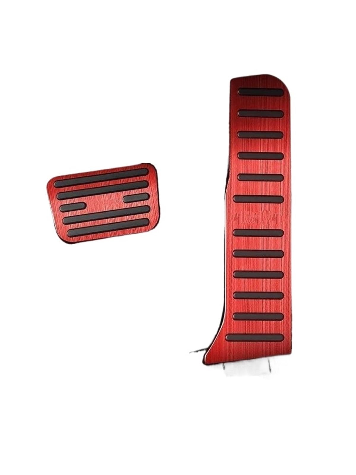 Auto Pedal Für BYD Für Seal Aluminiumlegierung Auto Fußpedale Pads Anti-Rutsch Kraftstoffbremse Beschleunigen Pedalabdeckung Zubehör 2 STK Auto Bremspedalabdeckung(Red) von UMDJJU