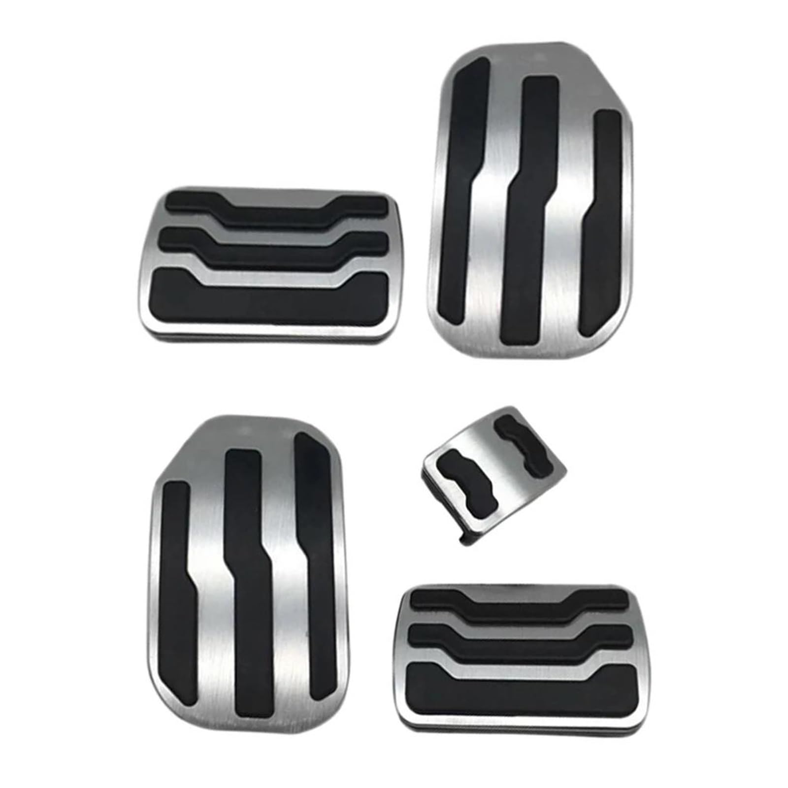 Auto Pedal Für Ford Für Raptor Für F150 2015-2020 2 Stücke/3 Stücke Aluminium Fußpedal Rot Auto Gaspedal Gas Kraftstoff Bremse Rest Pads Matte Abdeckung Auto Bremspedalabdeckung(2Pcs) von UMDJJU