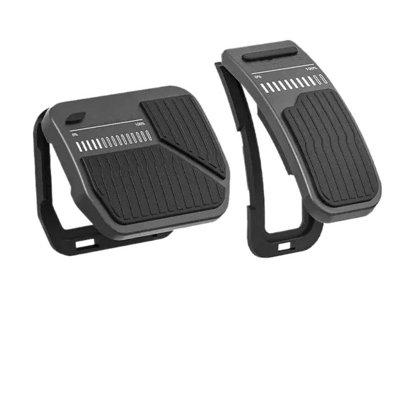 Auto Pedal Für Tesla Für Model Für Y 3 Für Highland 2024 Zubehör Clip-on Auto Fußpedal Pads Abdeckungen Gaspedal Bremse Rest Pedal Auto Bremspedalabdeckung(Black) von UMDJJU